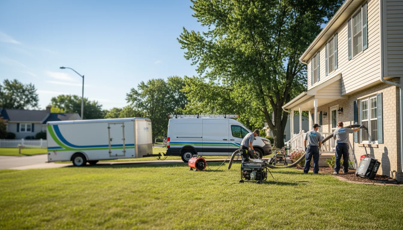 Flooded Basement Restoration And Cleanup With Repair in Tilleda, WI near me
